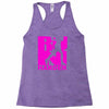 run harder gym workout Racerback Tank