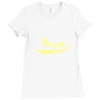 papa Ladies Fitted T-Shirt