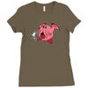 kirbythulhu (no text) Ladies Fitted T-Shirt