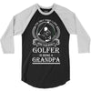 Golfer Grandpa 3/4 Sleeve Shirt