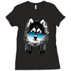 huskie music Ladies Fitted T-Shirt