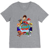 paw patrol birthday boy aunt V-Neck Tee