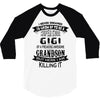 Super Cool Gigi Of A Freaking Awesome Grandson 3/4 Sleeve Shirt