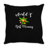 world's best mommy Throw Pillow