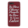 i love cats girls iPhone 7 Plus Case