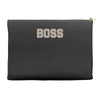 boss funny Accessory Pouches