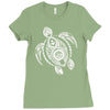 turtle art Ladies Fitted T-Shirt