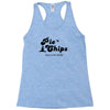 pie and chips   food of the gods Racerback Tank
