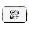 Daddy is my Hero Baby Boy Laptop sleeve