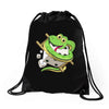 funny snake Drawstring Bags
