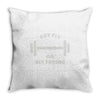 clever gym pun Throw Pillow
