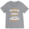 Super Cool Granddaughter Of A Freaking Awesome Pop Pop V-Neck Tee
