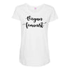 vegan feminist Maternity Scoop Neck T-shirt