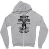Best Friend Pİtbull Zipper Hoodie