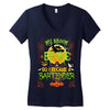 My Broom Broke So I Became A Bartender Women's V-Neck T-Shirt