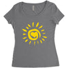sun Women's Triblend Scoop T-shirt