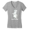 doughboy white flour Women's V-Neck T-Shirt