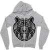 tiger zentangle Zipper Hoodie