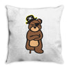 pirate bear Throw Pillow