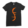 helix of heroes funny retro sci fi superhero symbol cool logo Ladies Fitted T-Shirt