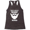 funny beards Racerback Tank