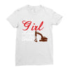 Just A Girl In Love With Her Heavy Equipment Operator Ladies Fitted T-Shirt