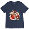red V-Neck Tee