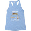 august girl is a perfect combination of princess and warrior Racerback Tank