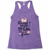 Though She Be But Little She Is Fierce Racerback Tank