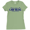 bob loblaw's law blog Ladies Fitted T-Shirt