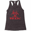 toxic biohazard Racerback Tank