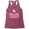 run away rabbit Racerback Tank