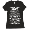 I Am A May Women Ladies Fitted T-Shirt