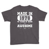 made in 1978 40 years of being awesome Youth Tee