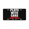Plays With Cars License Plate