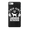 This Girl Loves Her Labrador Retriever iPhone 7 Case