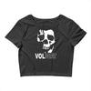 volbeat danish rock band cool skull Crop Top