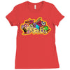 friends doodle!! Ladies Fitted T-Shirt