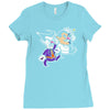paper gotham 2 Ladies Fitted T-Shirt