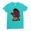 old dirty dermot 2 Ladies Fitted T-Shirt