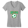 ireland soccer Women's V-Neck T-Shirt
