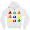color ful Zipper Hoodie