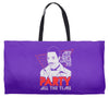 my girl wants to party all the time Weekender Totes