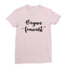 vegan feminist Ladies Fitted T-Shirt