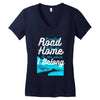 Country Road (f149) Women's V-Neck T-Shirt