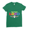 loco coco skul Ladies Fitted T-Shirt