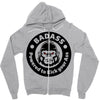 badass bad angry primate 2 Zipper Hoodie