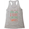 i just want to drink wine &amp; bake christmas cookies Racerback Tank