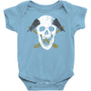 skull axe Baby Onesie