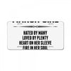 March Girl Hated By Many License Plate